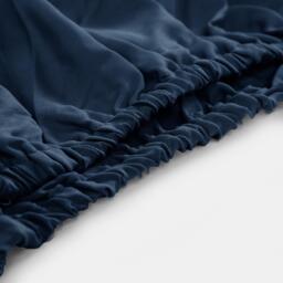 Bed Sheet Deep Fitted - Navy Blue / Single - thumbnail 4