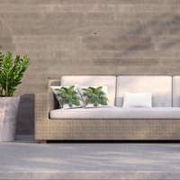 Green Tropical Foliage Outdoor Cushion - Green / 60cm - image 1