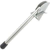 20 cm / 8 in Gold Kick Down Door Stop - Keep The Door Stay Open - Silver / 20cm