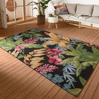 Tropical Floral Indoor & Outdoor Rug Multicolour - Multicolour / 235.0cm