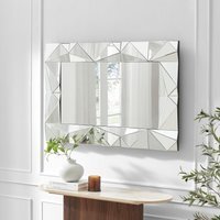 Atlas Vintage Style Long Rectangle 120x80cm Mirror - Mirror