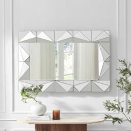 Atlas Vintage Style Long Rectangle 120x80cm Mirror - Mirror - thumbnail 2