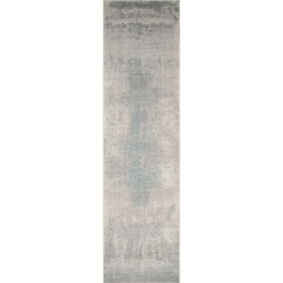 Maia Low Pile Washable Non Slip Living Room Abstract Area Rug Hallway Runner - Grey / 300cm - thumbnail 5