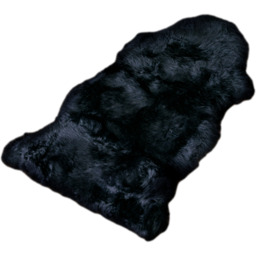 Genuine Sheepskin Rug XXL - Black / SheepskinFur - thumbnail 2