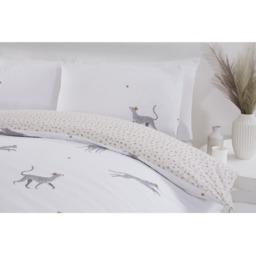 PH Leopard Polycotton Reversible Duvet Set with Pillowcase - Multicolor / King - thumbnail 2