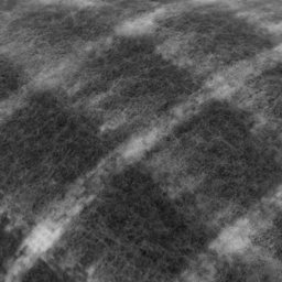 Yarrow Check Faux Mohair Check Feather Filled Cushion - Storm Grey - thumbnail 4