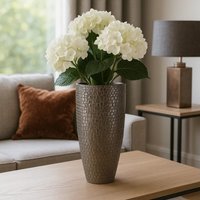 Arya Pewter Large Vase - Silver