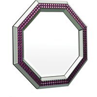 Damask Wall Mirror - Purple