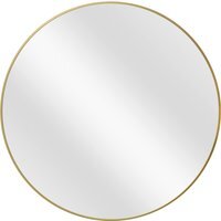 Metal Round Mirror - Gold