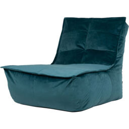 icon Dolce Velvet Bean Bag Lounger - Green - thumbnail 4