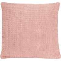 Lisbon Pure Cotton Cushion Cover - Blush Pink / 43cm