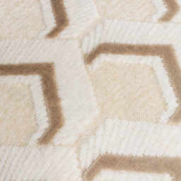 Ledbury Velvet Jacquard Cushion - Warm Taupe - thumbnail 5