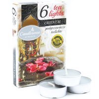 Set of Oriental Scented Tealights for Cozy Ambiance - Grey