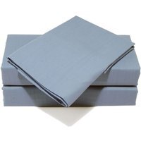 Percale Pastel Single Bed Fitted Sheet - Ocean