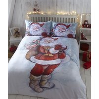 Father Christmas Duvet Cover Set - Multi / Double