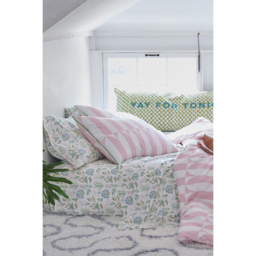 Martex Waverly Tile Duvet Cover Set - Light Pink / Superking - thumbnail 5