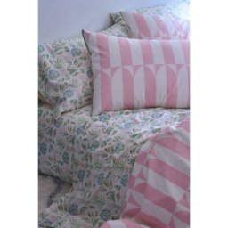 Martex Waverly Tile Duvet Cover Set - Light Pink / Superking - thumbnail 4