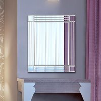 Triple Edge Square Cornered Mirror - Silver - image 1