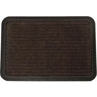 Decorative Striped Door Mats - Brown