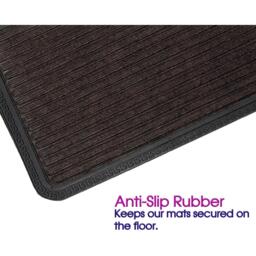 Decorative Striped Door Mats - Brown - thumbnail 3