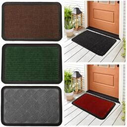 Decorative Striped Door Mats - Brown - thumbnail 2