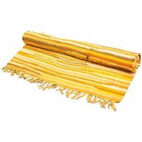 Sunrise Oranges Small Rag Rug Premium Quality, Vibrant Accent - Orange