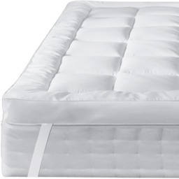 Hotel Quality Mattress Topper 5cm Thick Microfibre Cover - White / 80cm - thumbnail 2