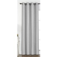 Faux Linen Blackout Panel - Silver - thumbnail 1