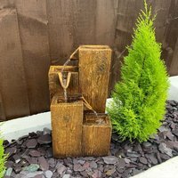 Coastal Bay Traditional Solar Water Feature - Grey