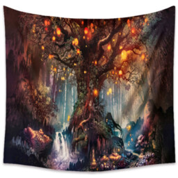 Bohemian Hanging Tree Tapestry - Multi - thumbnail 2