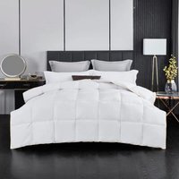 10.5 Tog Goose Feather and Down Duvet - White / 135cm