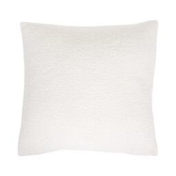 Teddy Fleece Bow Cushion - Pink - thumbnail 2