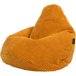 Kids Bean Bag Chair, Cord Childrens Beanbag for Girls and Boys - Yellow - thumbnail 3