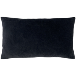 Mangata Textured Cushion 30 x 60cm - Black / Feather - thumbnail 2