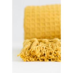 Honeycomb Throwover - Yellow / 152cm / 127x152cm - thumbnail 2