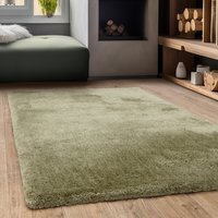 Opulence Sage Luxury Soft Shaggy Rug - Sage / 170cm