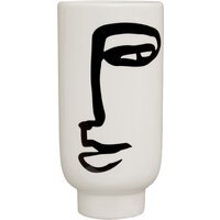 Silva Small Oak Effect Silver Finish Vase - Dolomite 100%