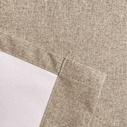 Dallas Natural Blackout Pencil Pleat Curtains - Natural / 117cm / 229cm - thumbnail 5