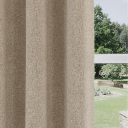 Dallas Natural Blackout Pencil Pleat Curtains - Natural / 117cm / 229cm - thumbnail 3