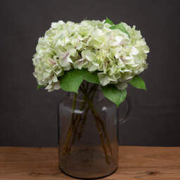 Vintage Floral Accent Rustic Charm Single Hydrangea  - Green - thumbnail 2