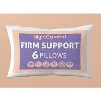 Pack of 6 Luxury Anti-Allergy Pillow - White / Soft