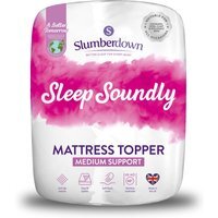 Sleep Soundly Rebound Mattress Topper - White / King