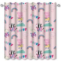 Storm Pencil Pleat Curtains (Pack of 2)Pink(137cm x 168cm) - Pink