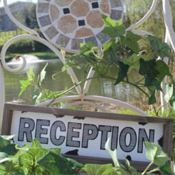 Wooden Event Reception Sign 30 cm - Natural - thumbnail 2