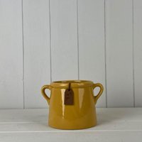 Classic Small Burnt Yellow For You Pot - Mustard