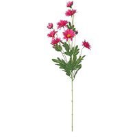 Artificial Silk Wild Daisy Spray 84cm - Cerise - thumbnail 1