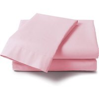 Percale Pastel Pillowcase Pair - Pink