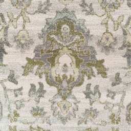 Green Traditional Medallion Living Area Rug - Green / 230cm - thumbnail 3