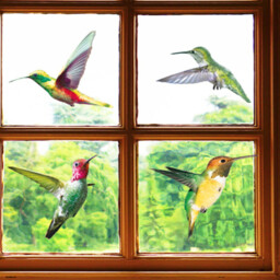 Set of 9 Hummingbird Decorative Stickers - Colourful - thumbnail 4