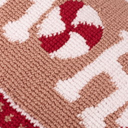 Candy Ho Ho Ho Tufted Polyester Filled Cushion 50 x 30cm - Pink/Red - thumbnail 4